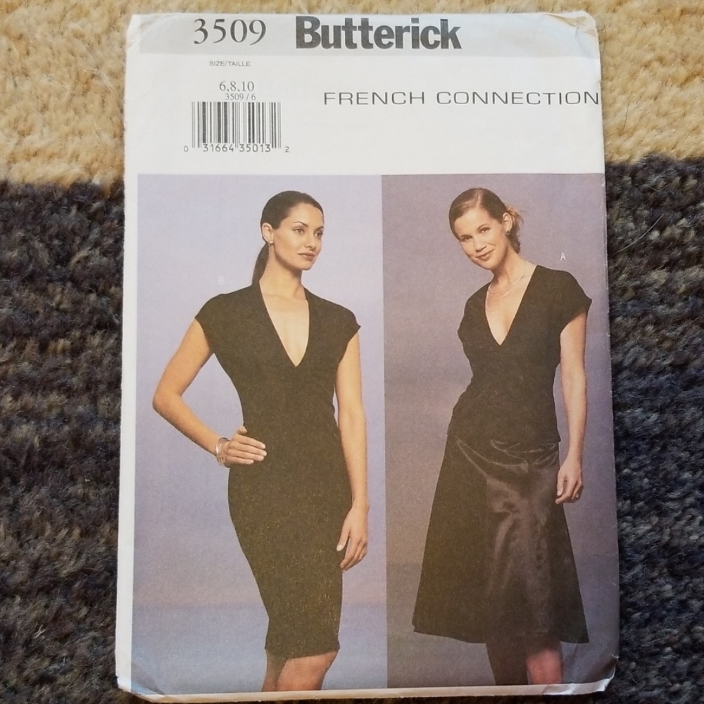 Butterick French Connection pattern dress skirt